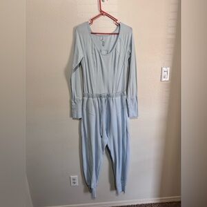 FP Movement by Free People Light Blue Jumpsuit